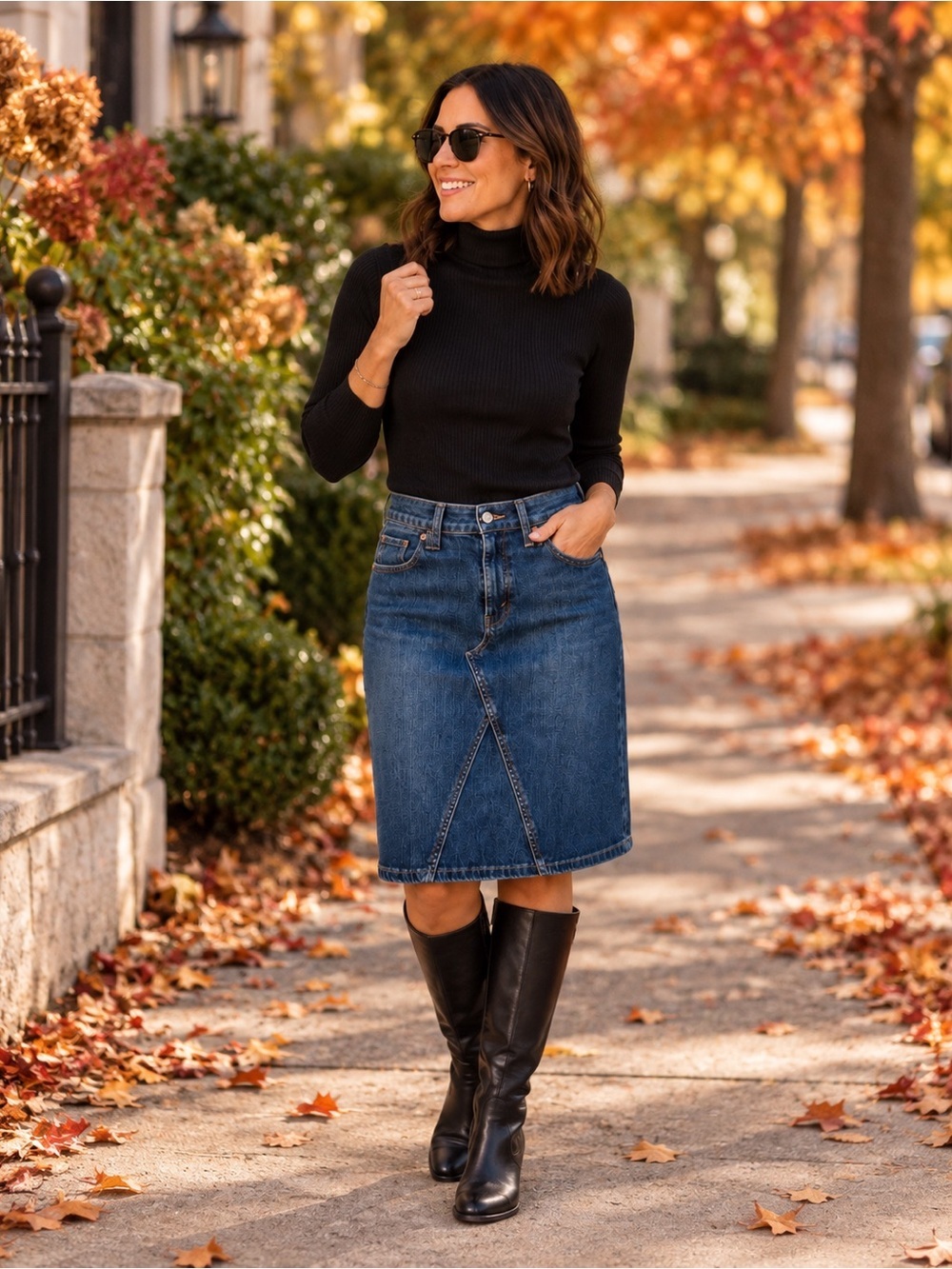Levi’s Red Tab Women's Dark Blue Denim Skirt - size 12.